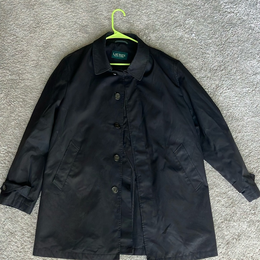 Ralph Lauren Black Trench Coat